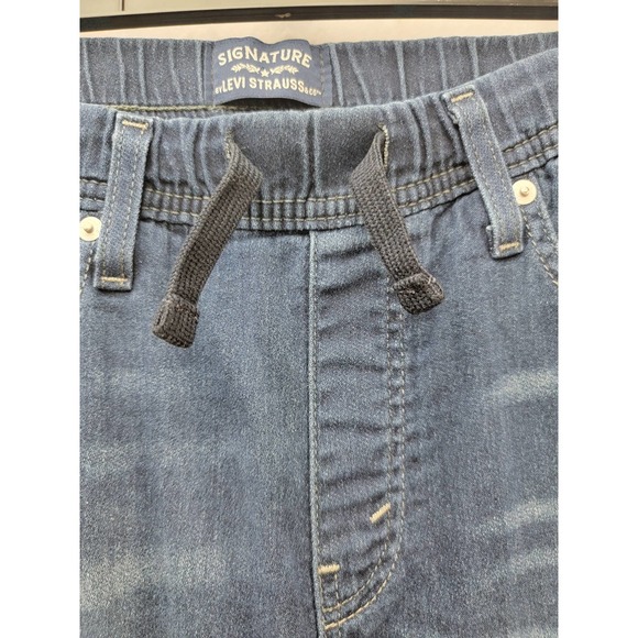 Signature by Levi Strauss Pull on Elastic Waist Women's Jeans, Size 8R - Picture 4 of 10
